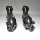 Pair Chinese Antique Attract Wealth Jade Dog — photo 7