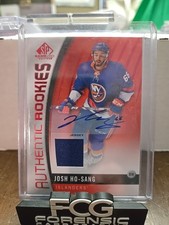 2017-18 Sp Game Used Josh Ho-sang Rookie Jersey Auto