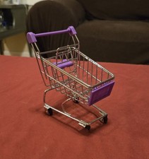 Miniature Shopping Cart - Doll Accessories