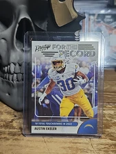 2023 Prestige Gold For The Record Austin Ekleler /75 Chargers SSP RARE