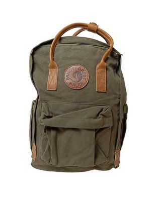 KALIDI Tagesrucksack Groß Damen Rucksack khaki Casual-Look