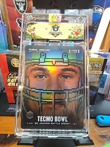 2026 Bo Jackson Battle Arena Puka Nacua (Puka Nacua) Alt Pixel Helmet Alt #P-144