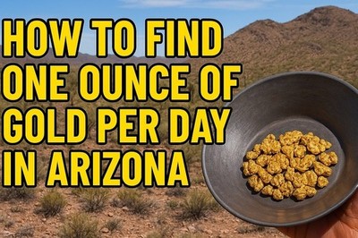 Where to Find One Ounce of Gold Per Day Prospecting in Arizona and Collect $3K