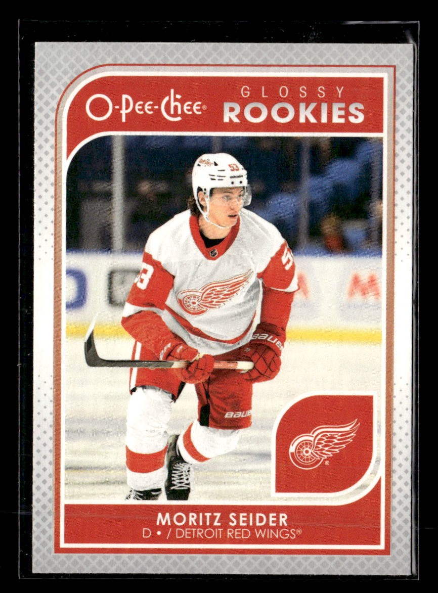 2021-22 Upper Deck #R-11 Moritz Seider O-Pee-Chee Glossy Rookies