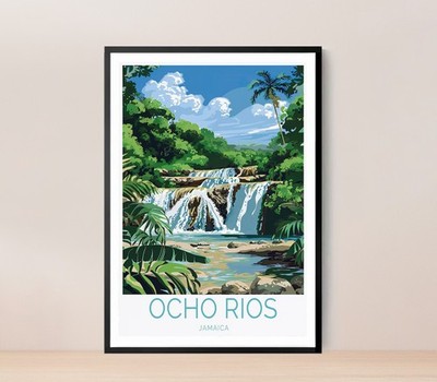 Ocho Rios Jamaica Travel poster Choose your Size