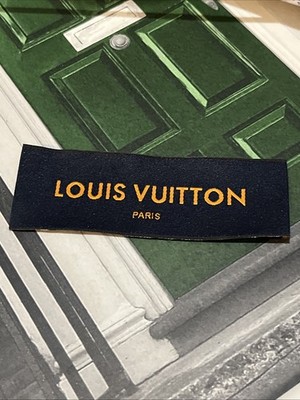 LV Designer Sewing Replacement Clothing Tag Label 2.75'' X .75'' Brown