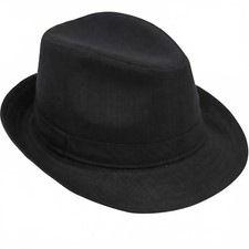 20s Men Fedora Hat Accessories Classic 1920s Men Costume Short Brim 7 1/4-7 3/8