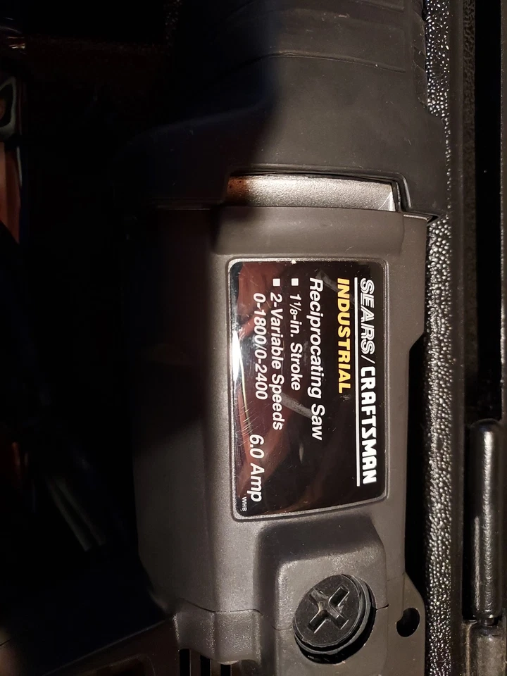 Reciprocating Saw By Craftsman, 1.1/2" Stroke, 2 Varible Speeds, USA, New - Image 2 of 4