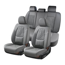 Car Seat Covers Full Set, Automotive Front and Rear Seat Covers with Backrest...