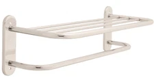 Franklin Brass 26" Designer Towel Shelves in Chrome
