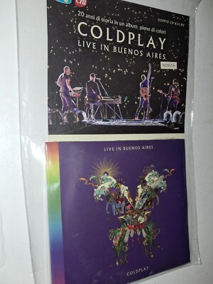 2 Double CD Coldplay Live in Buenos Aires Mondadori 26 Tracks