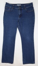Chico s Ultimate Fit Boot Leg Platinum Denim Jeans Sz 1 MEDIUM 8
