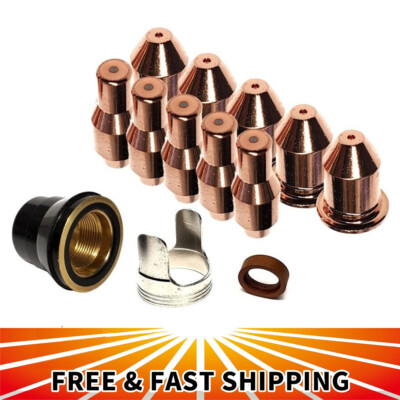 Nozzle & Electrode Replacement-Kit for Harbor Freight Titanium 45A Plasma Cutter