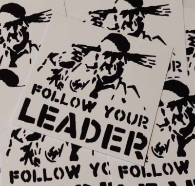 50x Follow your leader Aufkleber Gegen Nazis AFA Punk GNWP 161 FCK NZS FCK AFD