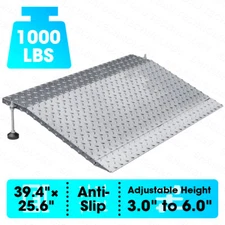 1000LBS Door Threshold Ramp Handicap 3" to 6" Rise Doorway Wheelchairs Carts NEW