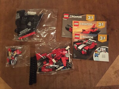 LEGO Creator 3 In 1 SPORTS CAR 31100 100% Complete Sealed Bags