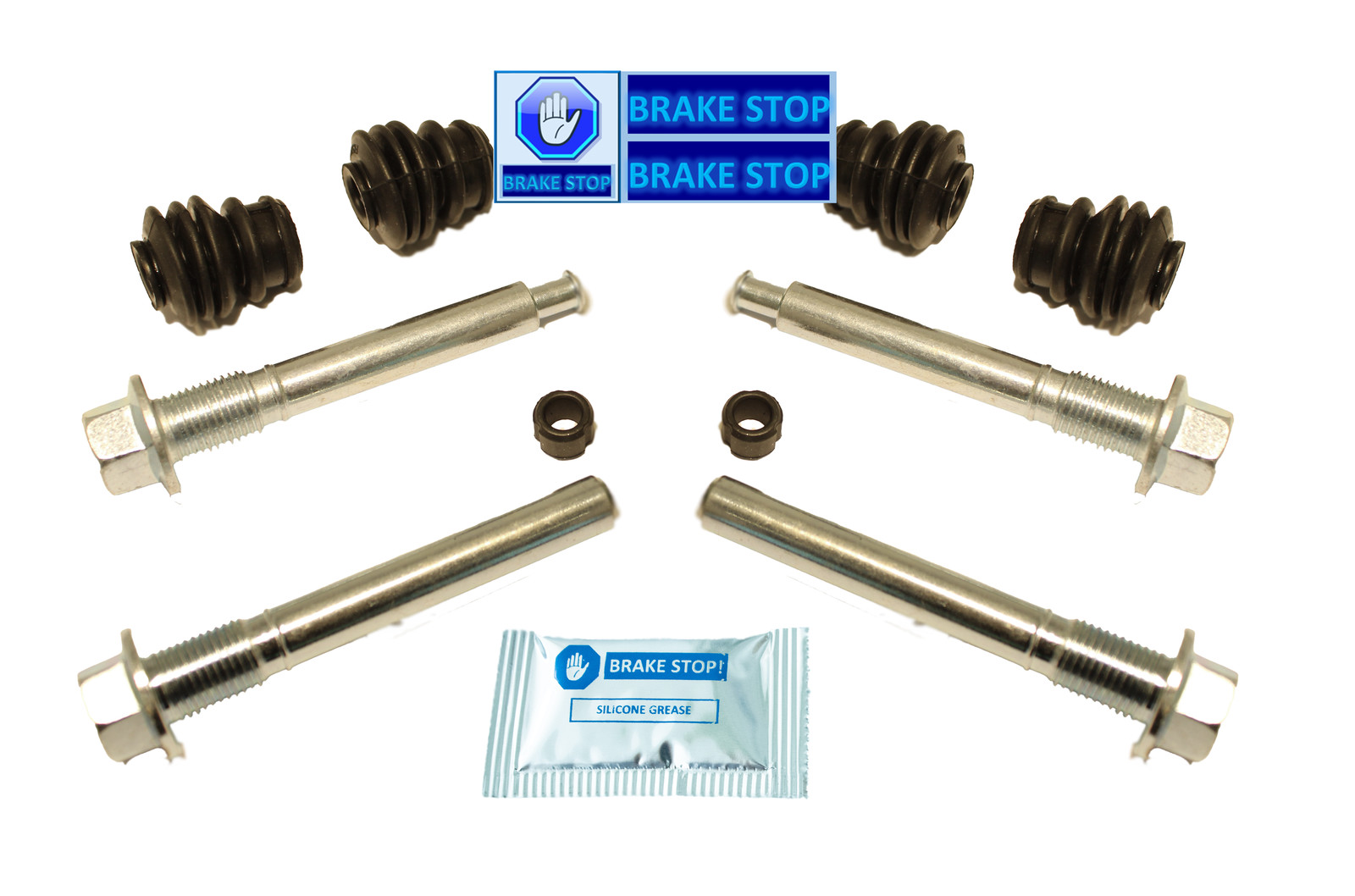 2x FRONT BRAKE CALIPER GUIDE SLIDER PIN KITS FITS Mitsubishi Lancer VIII 2008>