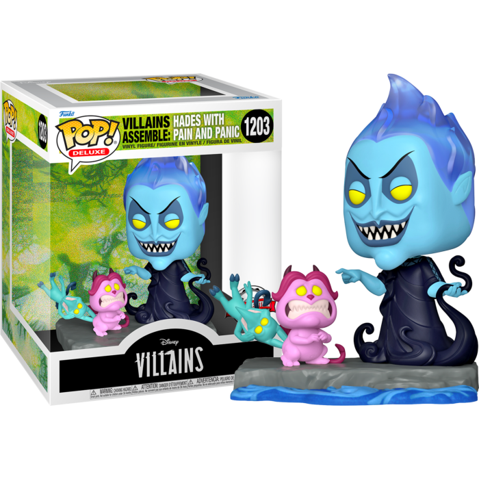 Disney Villains Assemble - Hades with Pain & Panic Deluxe Pop