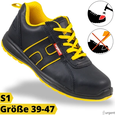 MARKENLOS Arbeitsschuhe Herren S1 Sicherheitsschuhe Bauschuhe Stahlkappe Berufsschuhe SRC