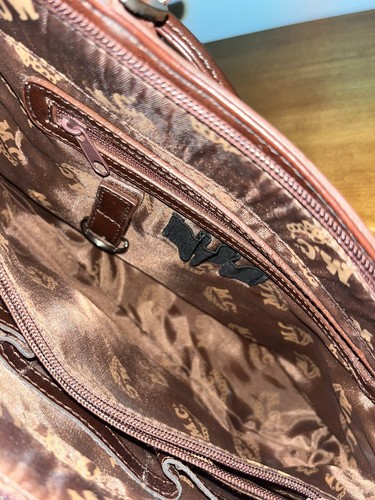 MC Brown Embossed Vintage Purse with Wallet NWT - Picture 8 of 11