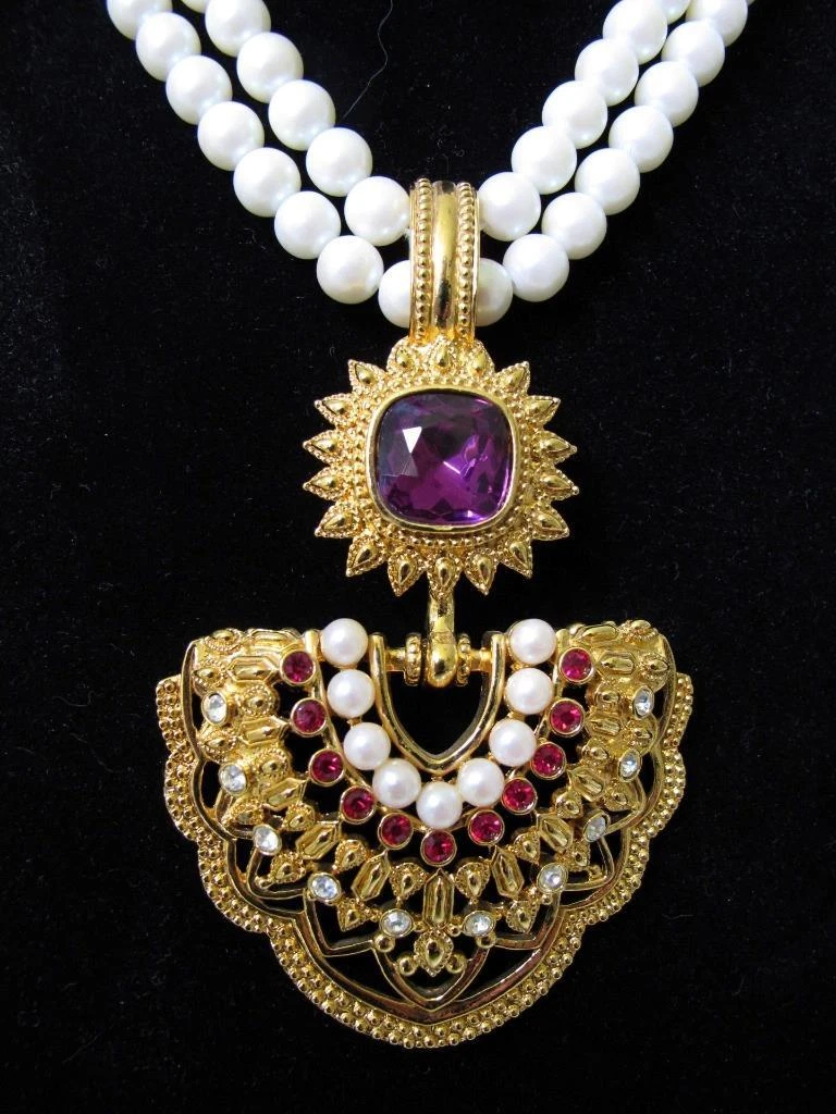 Avon pearl deals necklace set