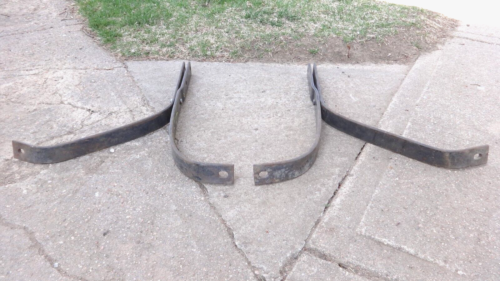 1946 1947 1948 Ford FRONT BUMPER BRACKETS Original pair 1942 Super Deluxe - 第 1/9 張圖片