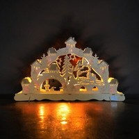 Xxl Bergwerk Schwibbogen Weihnachtsdeko Lichterbogen Holz Led Weihnachten Deko