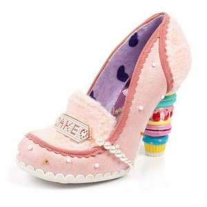 irregular choice cream shoes