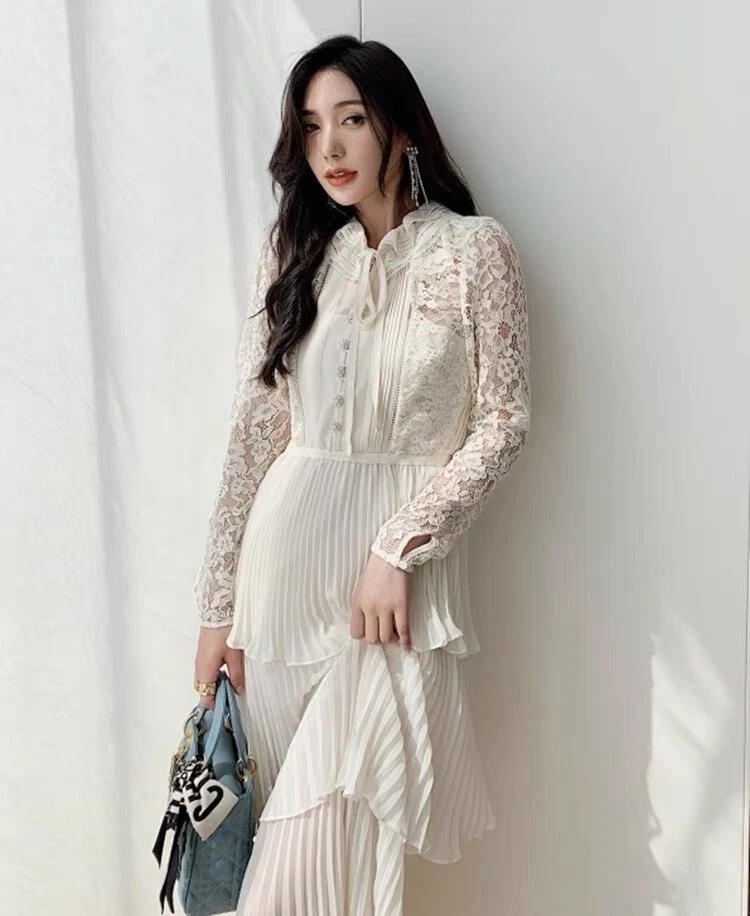 Self portrait ivory clearance dress