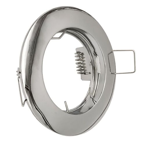 PORTA FARETTO DA INCASSO FISSO ORIENTABILE LAMPADINE LED GU10 MR16 controsoffitt - Foto 3 di 26