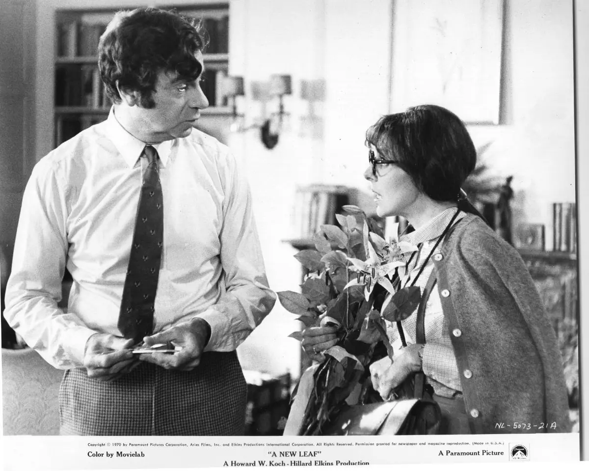 Walter Matthau Elaine May A NEW LEAF 1970 vintage movie
