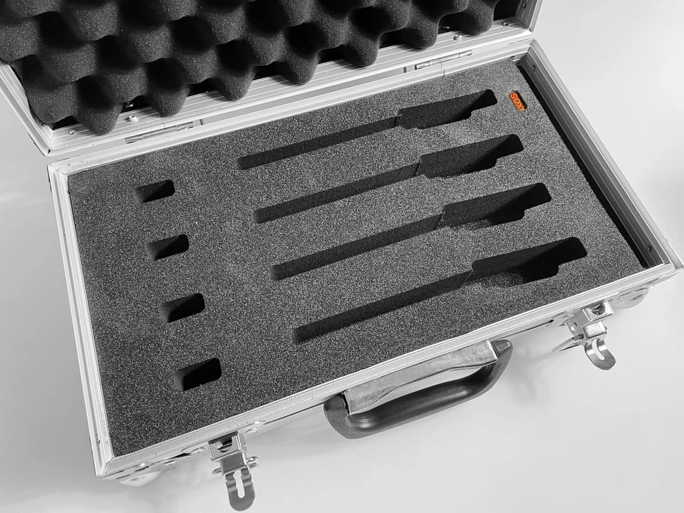 IXOS Case Passen für  Shure 4x PSM 300 / 900 Taschensender Neu B4