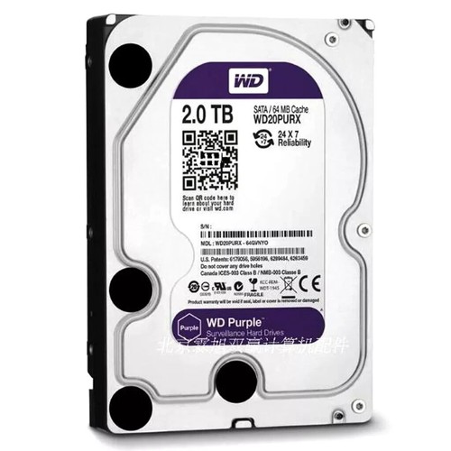 Western Digital 2TB WD20PURX 5400RPM SATA 3.5" Internal Desktop Hard Disk Drive - Picture 1 of 3