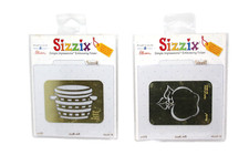 Sizzix Simple Impressions Embossing Folders Apple Basket Paper Crafting