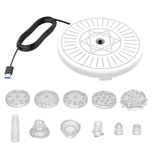 Solar Powered Fountain Water Pump Night Floating Garden Bird Bath Kit w/ 20 LED - Picture 10 of 13