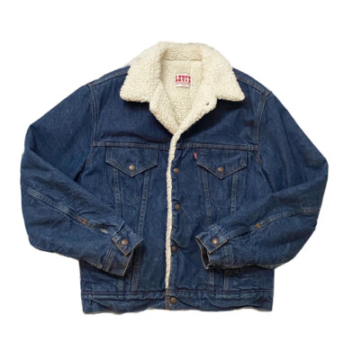Vintage Levi's SAN FRANCISCO USA Sherpa Lined Denim Jean Trucker