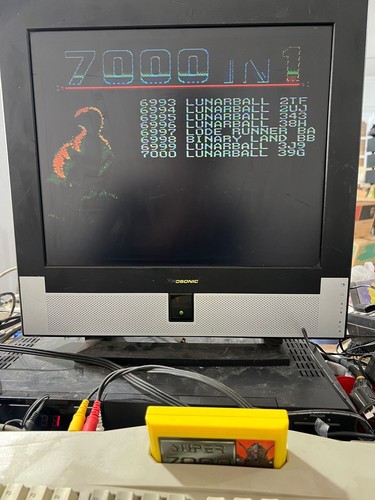 Super 7000 in 1 Super RARE Famicom Famiclone Nes Tv Game Cartridge - Picture 3 of 7
