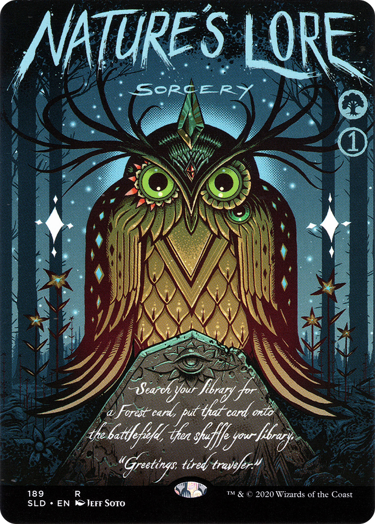 MTG 2020 Magic SLD 189 Non-foil Nature's Lore Secret Lair Drop