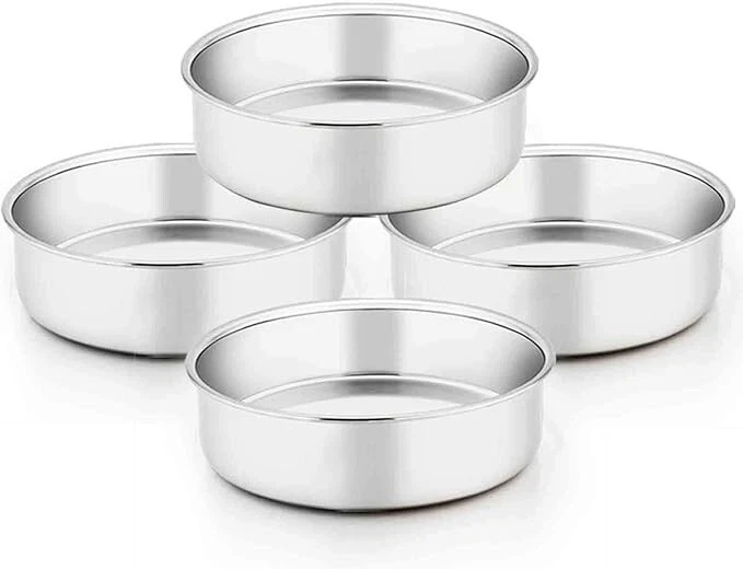 Molde para pasteles de 6 pulgadas juego de 4 moldes para pasteles redondos.neuvo
