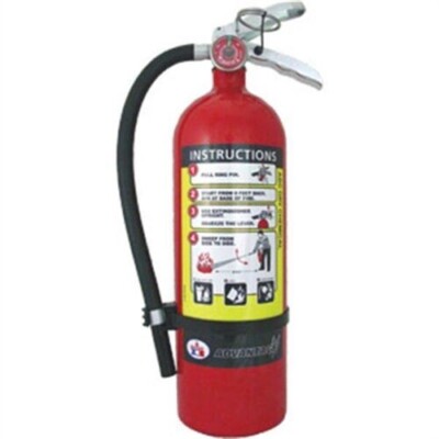 adger 5Lb Fire Extinguisher￼ +Wall Hanger Model 22435 ABC Dry Chemical 5Mb-6H