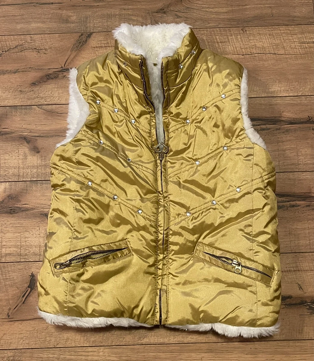 Girls clearance gold vest