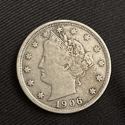 1906 U.S Liberty V Nickel Full Liberty B15