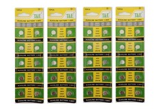 40 pcs AG3 LR41 Alkaline Button Cell Battery with Retail Blister Card Exp 2029