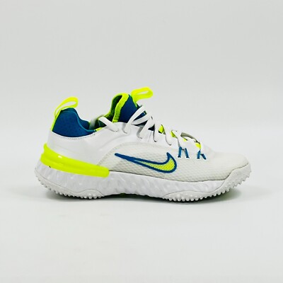 Nike Huarache 9 Elite TF Lax SE 'Vivid Blue' FV6148-100 size 4 Men / 5.5 Women