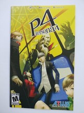 PERSONA 4 Authentic Manual Instruction Book Only Shin Megami Tensei PS2