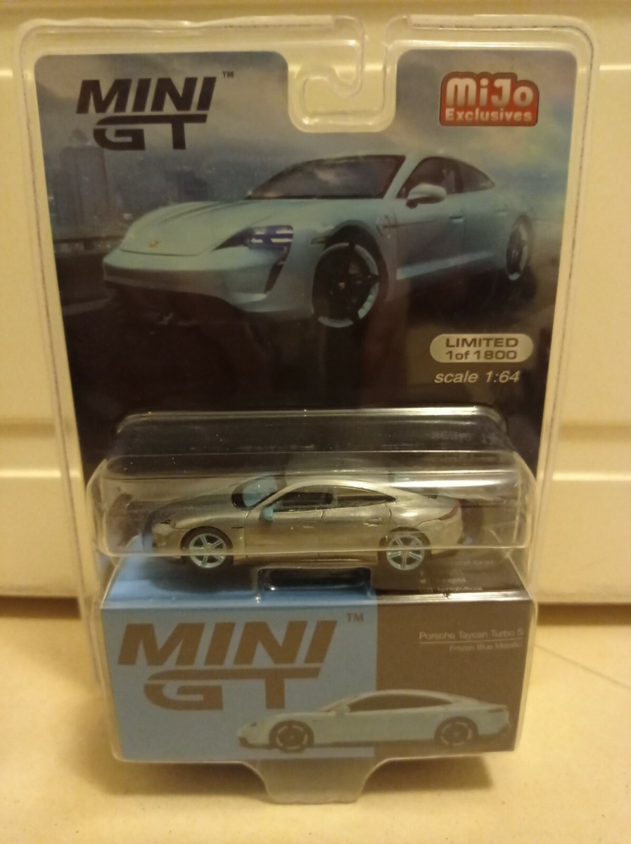 MINI GT Porsche Taycan Turbo S 限定版 1:64 Mini GT X Shell Hong Kong Exclusive Porsche Taycan