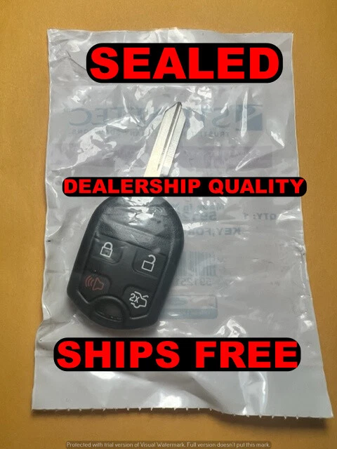 NEW GENUINE OEM FORD SA KEYLESS REMOTE HEAD COMBO TRANSMITTER 5912512 164-R8073 - Image 4 of 4