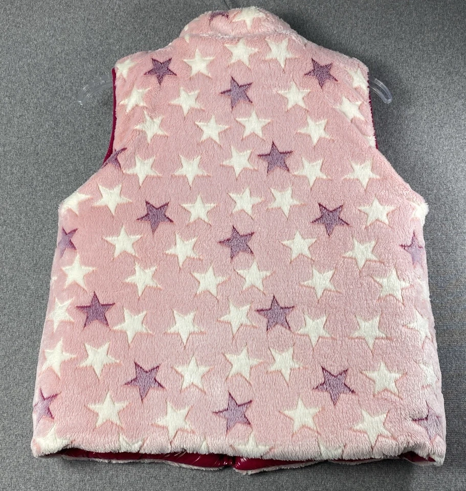 Epic Threads Chaleco Reversible Niñas, Talla XL Flor de Cactus, Chaleco Hinchado Rosa  Foto 4 de 4