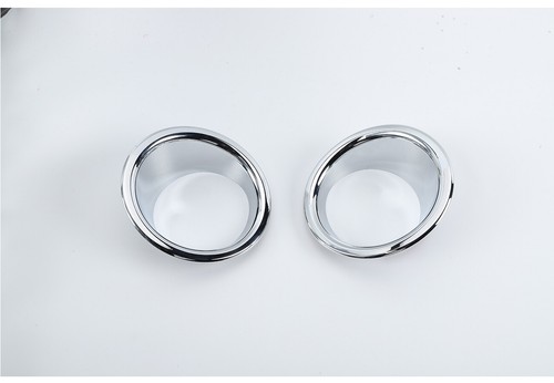 2PCS Chrome Front Bumper Fog Lamps Cover For Jeep Wrangler JK 2007-2017 ABS - Picture 7 of 7