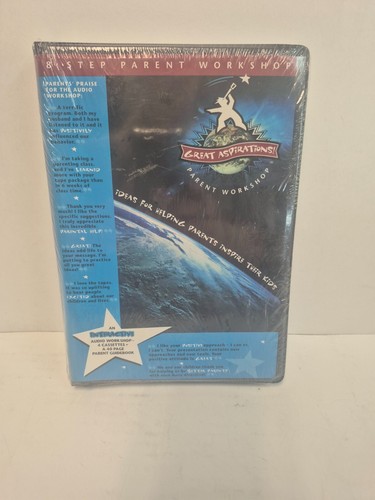 GREAT ASPIRATIONS 8 STEP PARENT AUDIO WORKSHOP 4CASSETTES & GUIDEBOOK NEW SEALED - Afbeelding 1 van 2